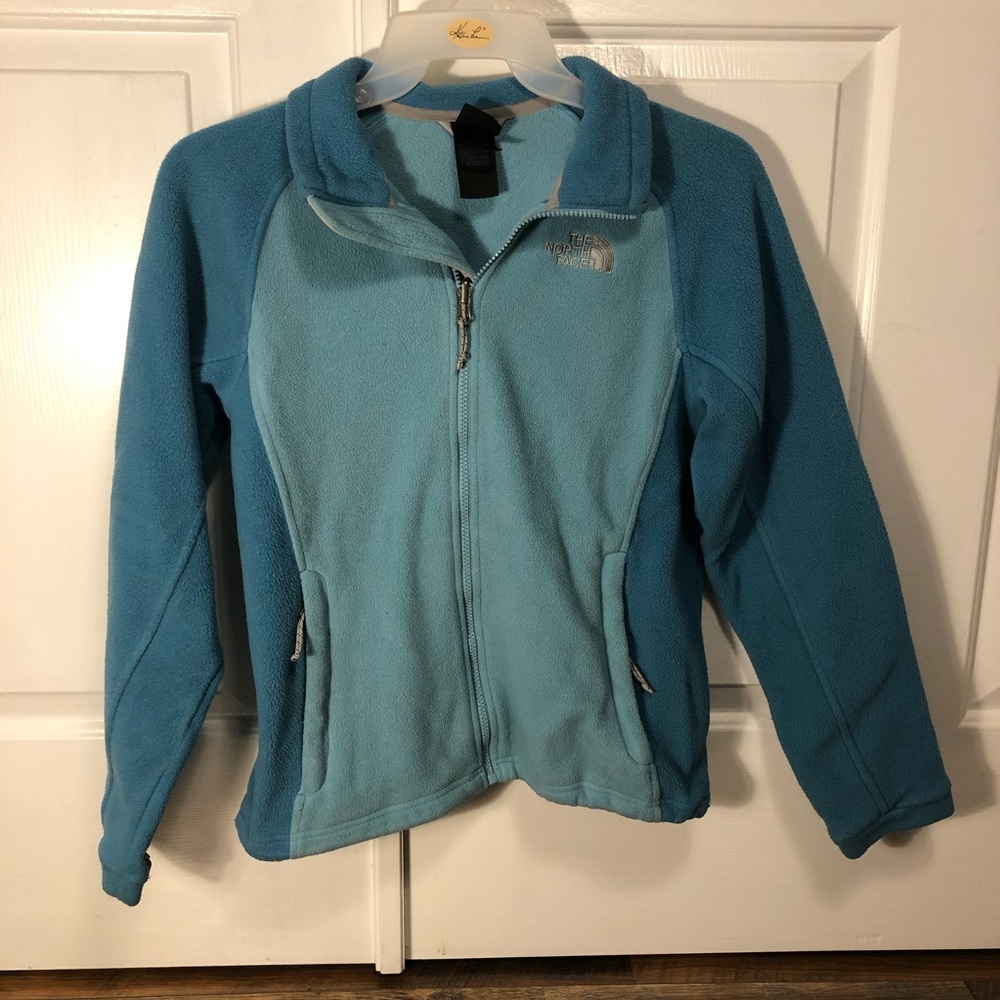 North Face Blue Fleece Jacket